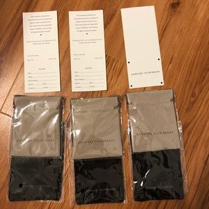 Lot of 3 sets of David Yurman pouches and Cloth